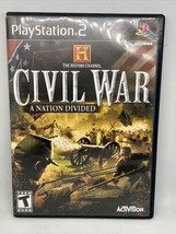 History Channel: Civil War A Nation Divided (Sony PlayStation 2, 2006) - £4.74 GBP