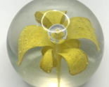 Vintage Glass Paper Weight Daffodil U258/21 - $39.99