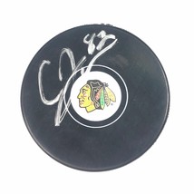 CALEB JONES signed Hockey Puck PSA/DNA Chicago Blackhawks Autographed - £32.04 GBP