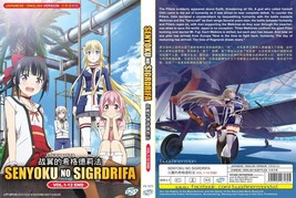 Dvd Anime~Doppiato In Inglese~Senyoku No Sigrdrifa(1-12Fine)Tutte Le... - £12.62 GBP