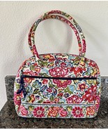 Vera Bradley Hope Garden Medium Purse Tote Shoulder Bag Floral Pink Red ... - $16.78