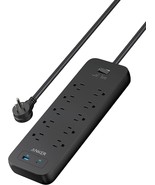 Anker 10 Outlets Power Strip Surge Protector Dual USB Charger 6ft Cord F... - £43.90 GBP