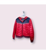 Womens Medium tommy hillfiger puffer bomber coat . Great used condition  - $951.97 MXN