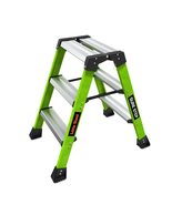 Little Giant Ladders, Sure Step, 3-Step, Double-Sided Step Stool, Fiberg... - $175.20