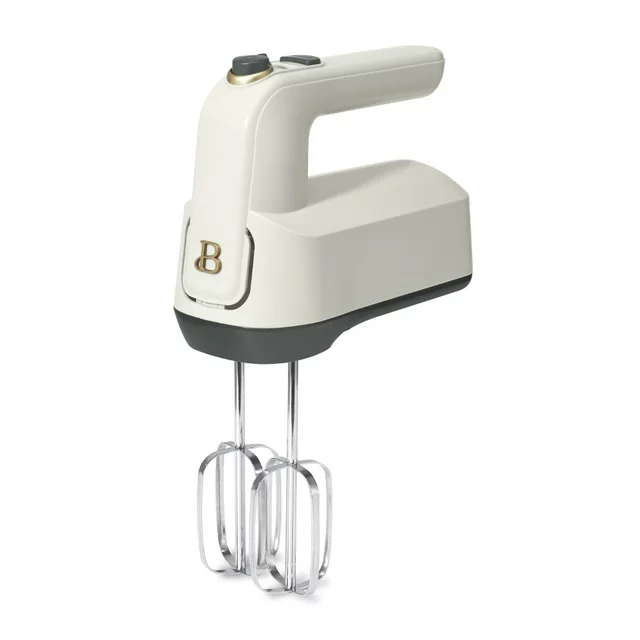 Beautiful 6 Speed Electric Hand Mixer, White Icing by Drew Barrymore - £70.79 GBP