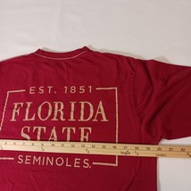 League Florida State Seminoles Men's Red Cotton Long Sleeve T-Shirt Size Medium image 14