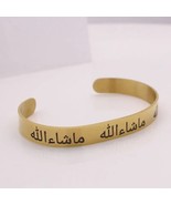 Islamic  Stainless Steel MaashaAllah  Bracelet  bangles for women &amp; men. - $10.99