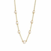 Freshwater Cultured Pearl Necklace, Gold Tone NEW - £18.08 GBP