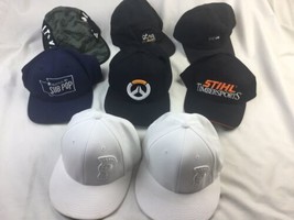 Lot Of 8 Mens Outdoor Baseball Caps Hats Used - £23.38 GBP