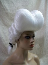 Oversized White Marie Antoinette Wig Double Bump Opera Historical Prima Donna - £26.11 GBP