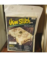 Bucilla Vera Stitch Cherry Blossoms Cross Stitch 60x90 Tablecloth Kit No... - $49.87