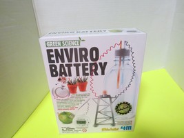4M Kidz Labs Green Science Enviro Battery Kit Ages 8+ New In Original Box - £7.91 GBP