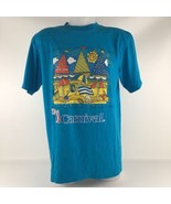 Carnival Cruise Lines The Fun Ship T-Shirt Vacation Size Large Lg Vintag... - £28.20 GBP