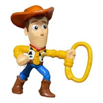 Disney Toy Story Woody Fisher Price Imaginext 3&quot; Action Figure With Rope Lasso - £3.92 GBP