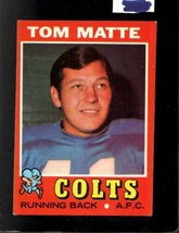 1971 Topps #263 Tom Matte Vgex Colts *X54479 - £12.71 GBP