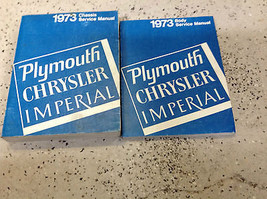 1973 Chrysler Imperial Plymouth Barracuda Roadrunner Service Shop Manual... - £98.01 GBP