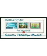 Wallis &amp; Futuna Sc# 384a MNH SS w/label PhilexFrance - Human Right Bicen... - £11.29 GBP