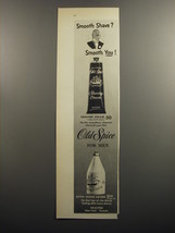 1952 Old Spice Shaving Cream and After Shave Lotion Ad - Smooth shave? - £14.50 GBP