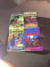 Goosebumps Lot of 4 Paperback Books R.L. Stine Scholastic - £7.21 GBP