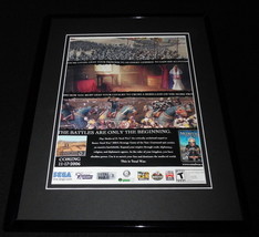 Medieval II Total War 2006 Sega Framed 11x14 ORIGINAL Advertisement  - £27.45 GBP