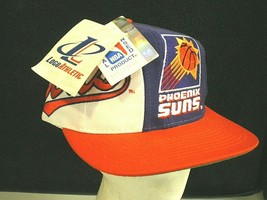 Phoenix Suns Vtg 90s Nba Logo Athletic Snapback Hat Cap Lid Purple Spellout Nwt! - £95.91 GBP