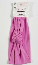 Scunci Morgan Simianer 1pc knotted hair Headwrap Pink 35424 NEW - $7.43
