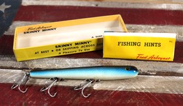 Vintage Fred Arbogast SKINNY MINNY Surface Darter 2608 RL Fishing Lure - $65.60