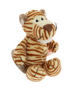 NICI Tiger Brown Stuffed Animal Plush Toy Dangling 6 inches 15 cm - £12.74 GBP