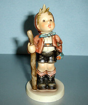 M.I Hummel Goebel Country Suitor Boy Figurine Holds Walking Stick 760 TMK7 5.5&quot;H - £55.45 GBP