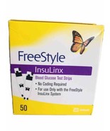FreeStyle InsuLinx Blood Glucose Test Strips 50 pcs - $1,018.45 MXN