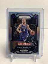 2023-24 Panini Prizm Monopoly - SILVER HOLO #77 Domantas Sabonis - £1.99 GBP