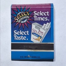 Winston Select Cigarettes Cigarette Advertising Match Book Matchbox - $8.95