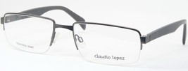 Claudio Lopez CLA8869 3 Grey Olive Eyeglasses Glasses Metal Frame 57-19-145mm - $67.53