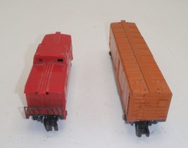 Lot Of 2 American Flyer Train Cars - 923 Boxcar &amp; 24636 Caboose - £14.38 GBP