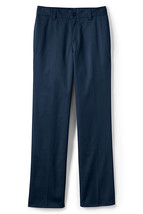 Lands End Uniform Boys Size 20, 26" Inseam Tailored Fit Chino Pant, Classic Navy - $17.99