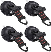 Conbola Heavy Duty Suction Cups 4 Pieces With Hooks Upgraded Car Camping, 4 Pcs - £31.59 GBP