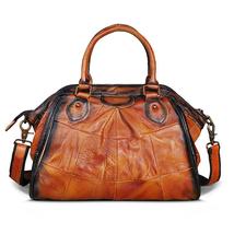 Retro Leather Women Bag 2022 New Large Capacity Shoulder Bags Soft Cowhide Versa - £116.12 GBP