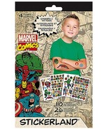 Marvel Comics Stickers &amp; Tattoos, (110 Stickers &amp; 26 Tattoos), Ages 3+ - £3.87 GBP