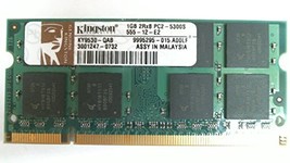 Kingston KY9530-QAB 1GB Notebook Sodimm DDR2 PC5300(667) Unbuf 1.8v 2RX8 200P 12 - $24.65