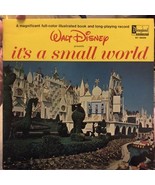 DISNEYLAND RECORDS WALT DISNEY PRESENTS IT&#39;S A SMALL WORLD VINYL LP Booklet - $15.83