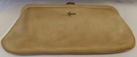 Saber by Ruth Holtz Tan Vintage Clutch, Fun Vintage Piece to Carry Very ... - £14.21 GBP