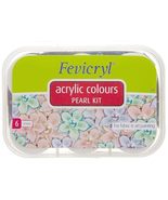 Fevicryl Acrylic Colors, Pearl Kit, 6 Shades - $37.87 CAD