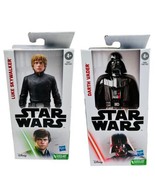 Star Wars Darth Vader &amp; Luke Action Figure plastic free packaging editio... - £5.68 GBP