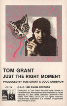 Tom Grant - Just The Right Moment (Cassette) (VG) - £2.14 GBP