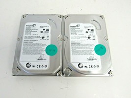 Seagate Lot Of 2 ST3160318AS 9SL13A-302 160GB 7.2K Rpm 3.5&quot; SATA-2 8MB Hdd 44-3 - £11.18 GBP