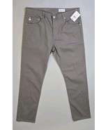 AG Everett Slim Straight Fabric Made In Italy Men&#39;s Gray Pants 36x32 New... - $79.67