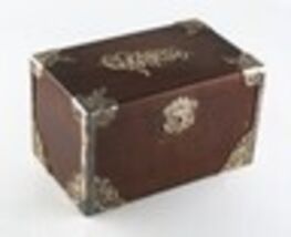 Vintage Wood Cigar Box Humidor w/ Metal Liner &amp; Antique Silverplate Fili... - $1,246.90