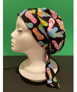 Cotton “Summer Fun Flip Flops” Scrub Hat, CRNA, ORTech, Chef, OR Hat, OR... - €17,37 EUR