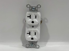9 PK Legrand CRB5362-W 20A 125V Commercial Grade Duplex Receptacle, Nylo... - $40.00