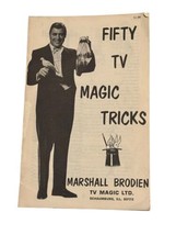 Fifty TV Magic Tricks Booklet Original Marshall Brodien Magician Card Tr... - $9.89